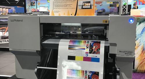 Roland DG South Africa Announced New Desktop Print And Cut Machine At Sign Africa Expo