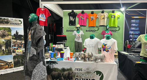 Project Rhino Raises Awareness For A Good Cause At Sign Africa Expo